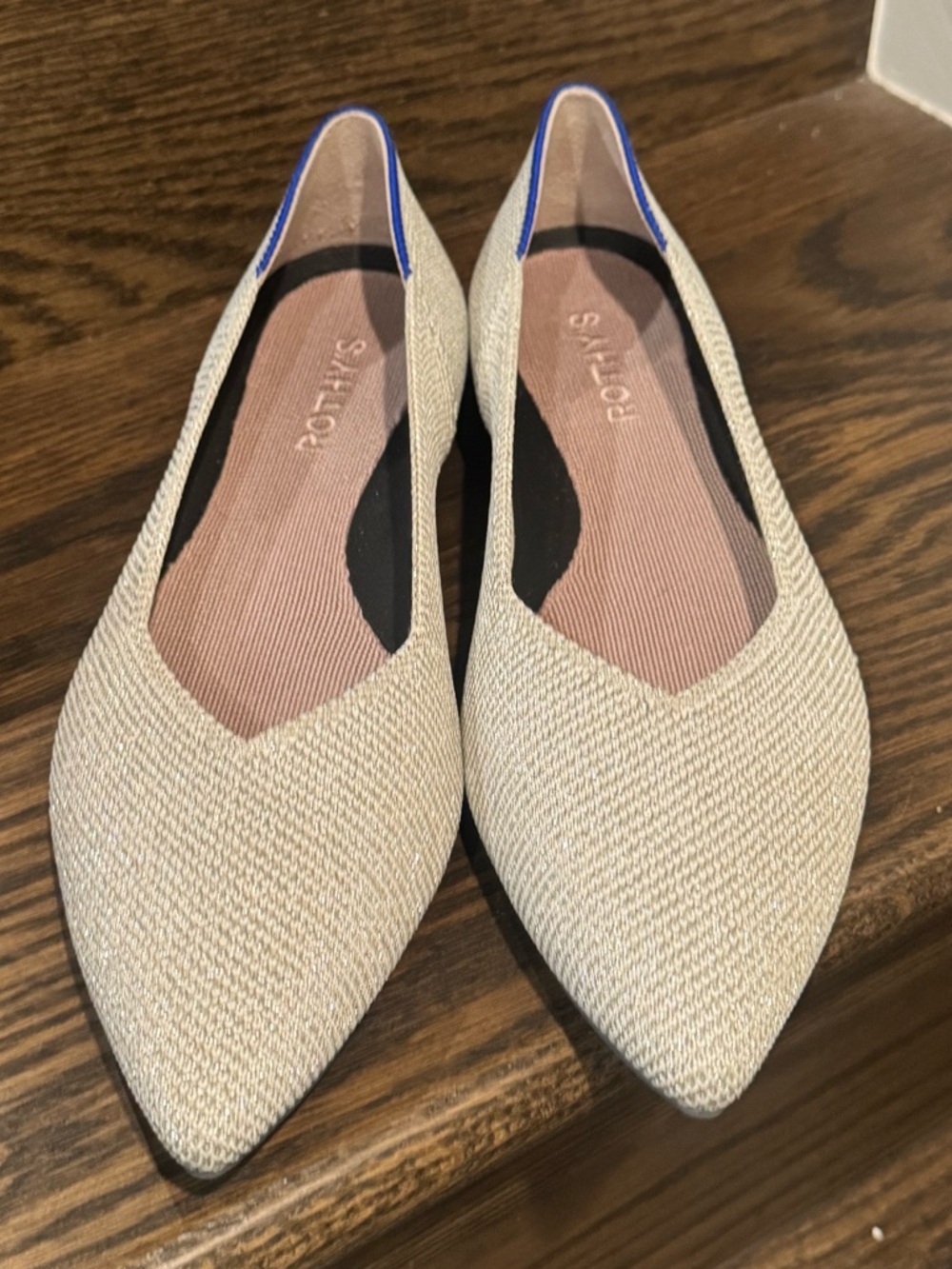 Rothy's The Point II Flats | Size 9 | Diamond Twill | Never Worn